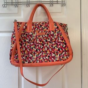Vera Bradley laptop bag with shoulder strap